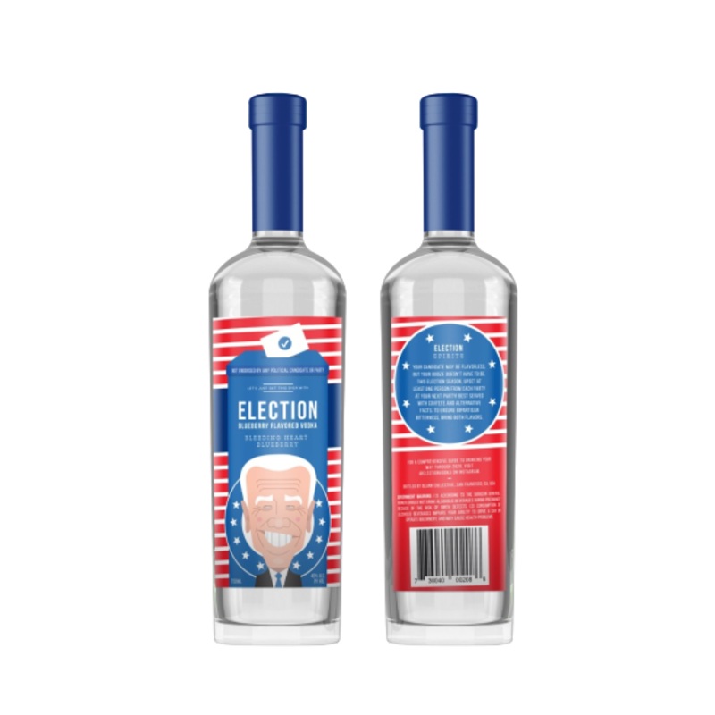 Election Vodka Bleeding Heart Blueberry Flavored Vodka 750 ML