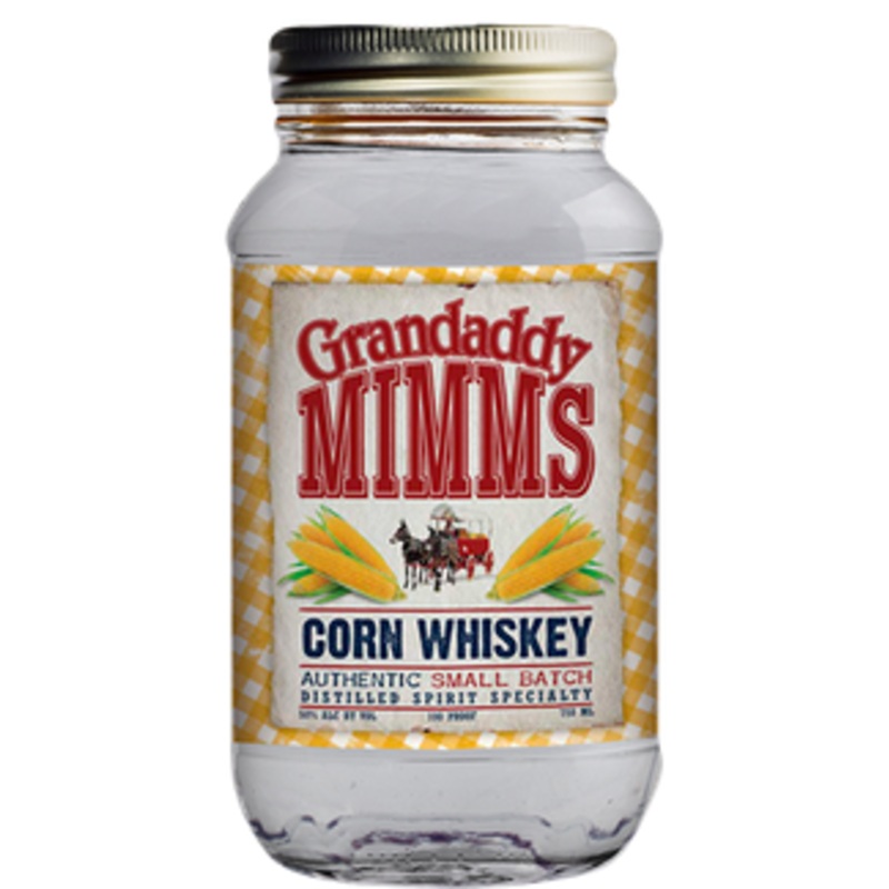 Grandaddy Mimm's Corn Whiskey 100 Proof 750 ML