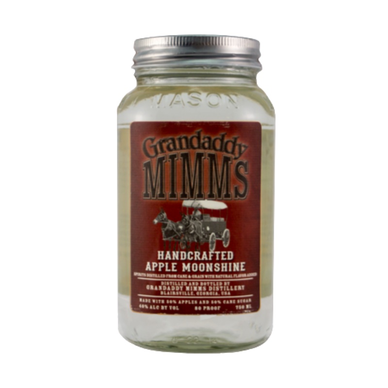 Grandaddy Mimm's Handcrafted Apple Moonshine 80 Proof 750 ML