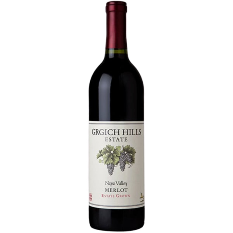 Grgich Hills Estate Merlot Estate Grown Napa Valley 2016 750 ML