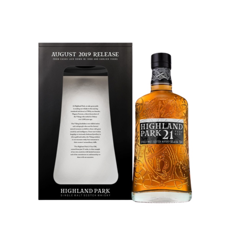 Highland Park 21 Year Old Single Malt Scotch Whiskey 750 ML