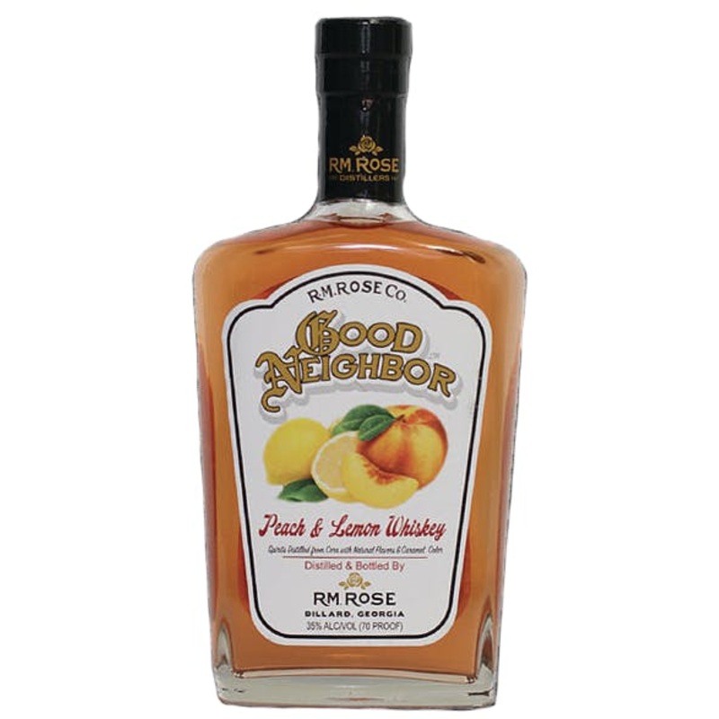 R. M. Rose Good Neighbor Peach & Lemon Whiskey 750 ML