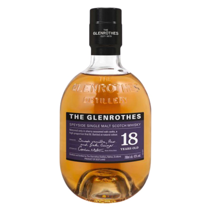 The Glenrothes 18 Year Old Speyside Single Malt Scotch Whiskey 750 ML