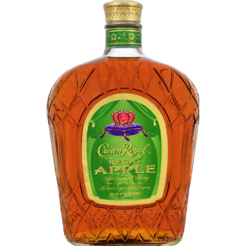 Crown Royal Apple Flavored Whiskey Regal Apple 70 1 L