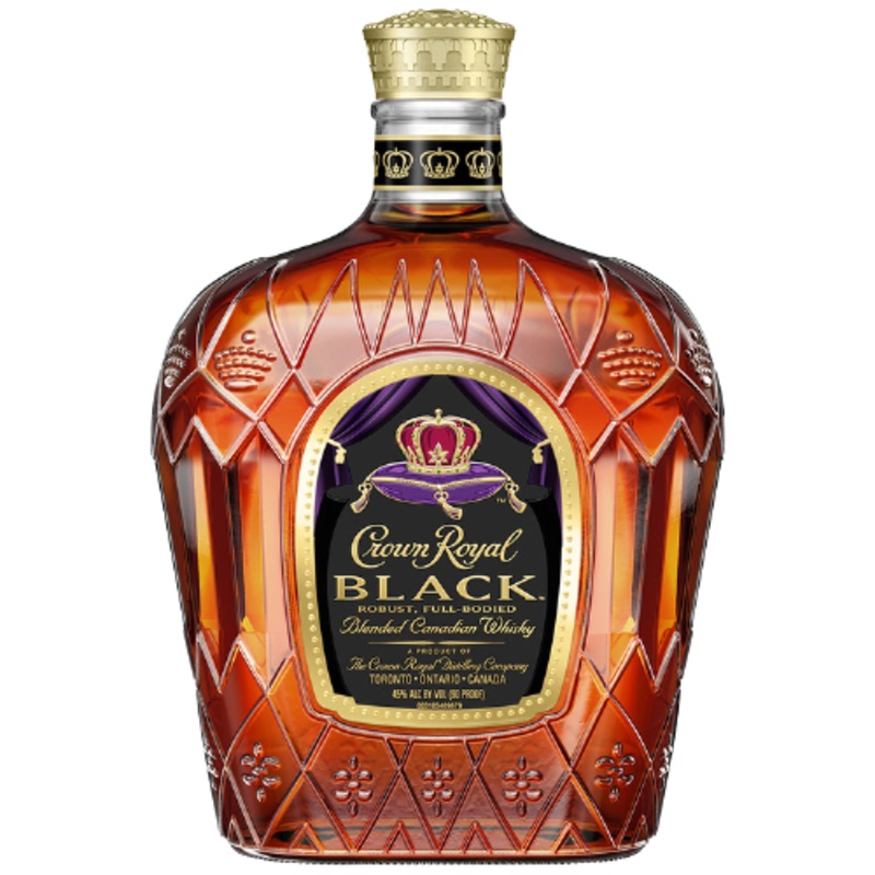 Crown Royal Canadian Whiskey Black 90 1 L