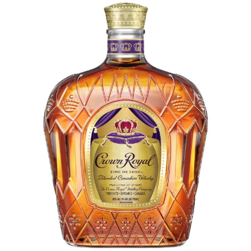 Crown Royal Canadian Whiskey Fine Deluxe 80 1 L