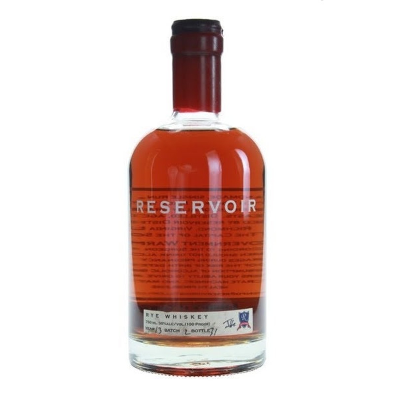 Reservoir Rye Whiskey (Nv) 750 ml