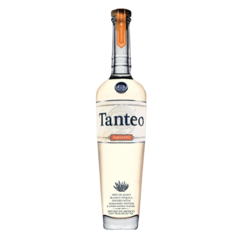 Tanteo Tequila Habanero Blanco Tequila 100% De Agave 750 ml