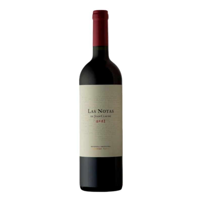 Tapiz Las Notas de Jean Claude Valle de Uco 2012 750 ML