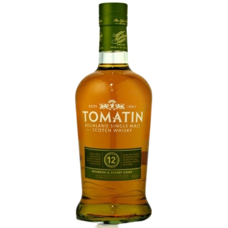 Tomatin 12 Years Old Highland Single Malt Scotch Whisky 86 Proof 750 ml