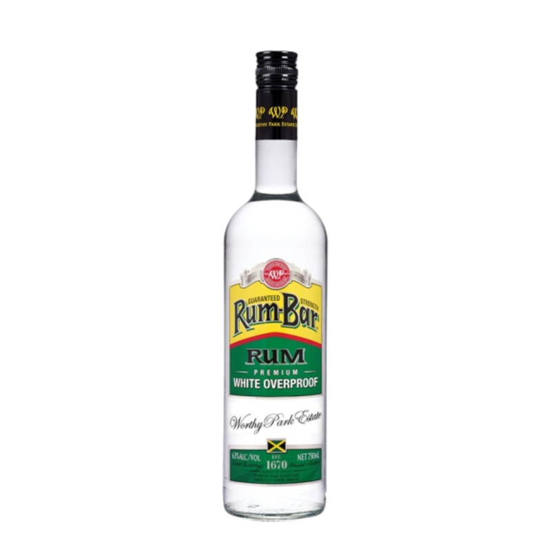 Worthy Park Rum-Bar Overproof White Rum 750 ML