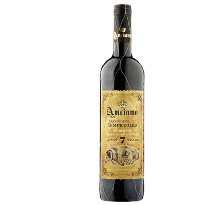 Anciano 5 Year Old Valdepeas Tempranillo Oak Matured Reserva 750 ml