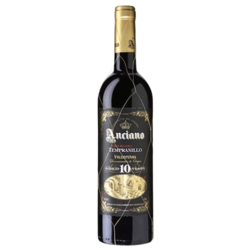 Anciano Valdepenas Tempranillo 10 Year Old Gran Reserva 750 ML