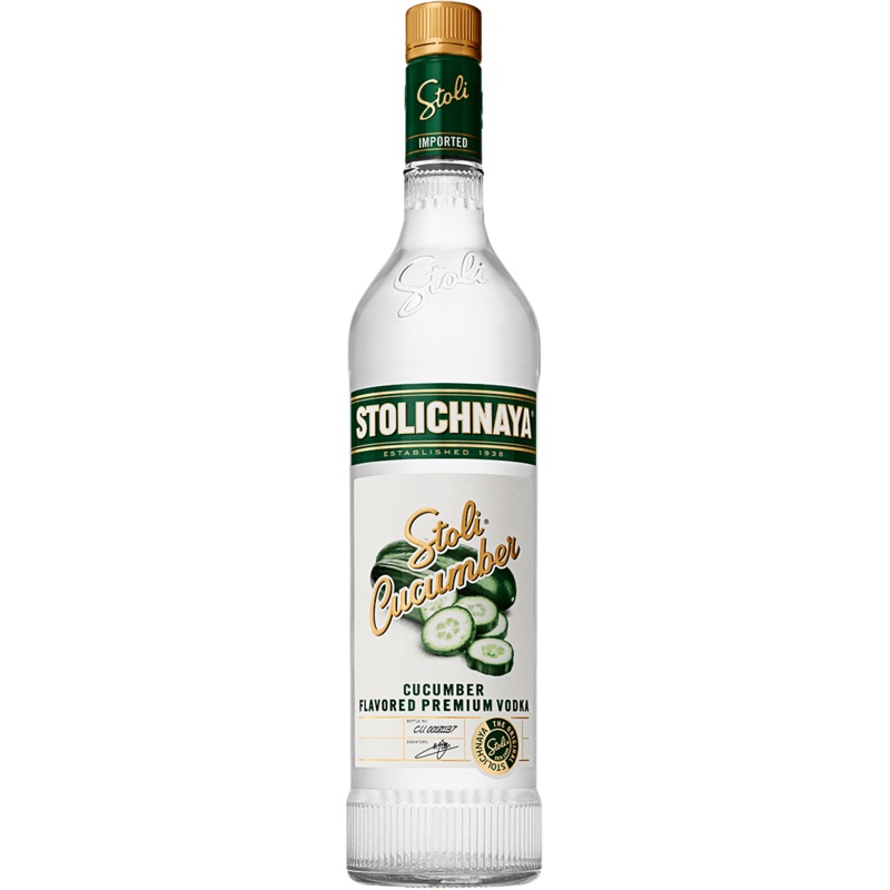 Stolichnaya Cucumber Flavored Premium Vodka 750 ml