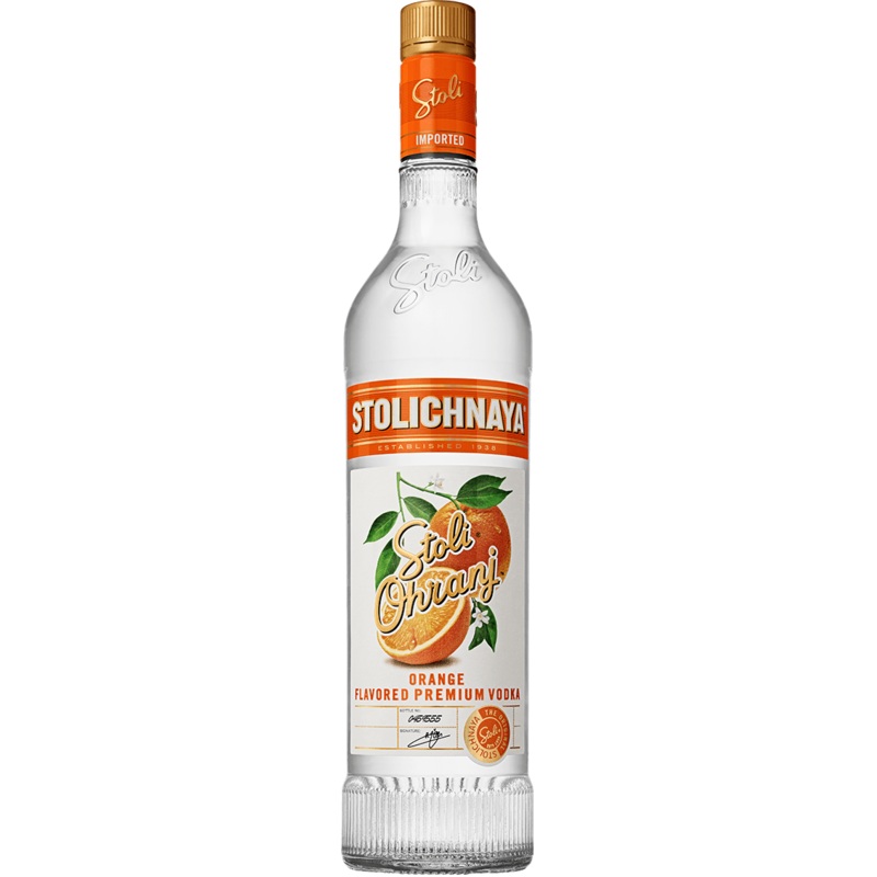 Stolichnaya Ohranj Flavored Russian Vodka 750 ml