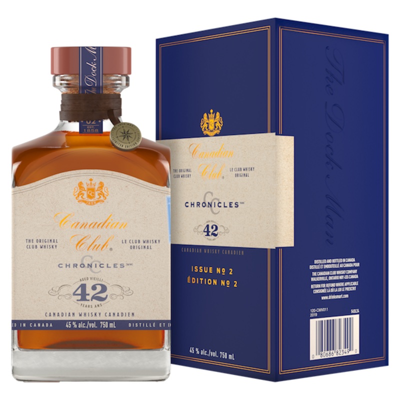 Canadian Club Canadian Whisky Chronicles 42 Yr 90 750 ML