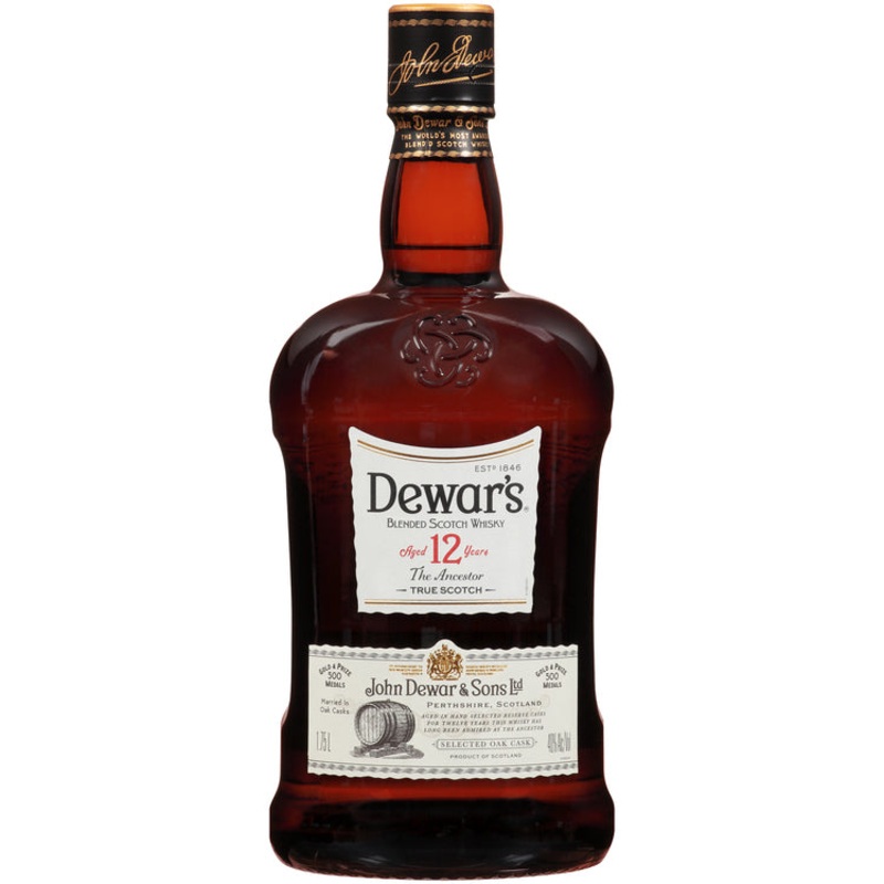 Dewar'S Blended Scotch The Ancestor 12 Yr 80 1.75 L