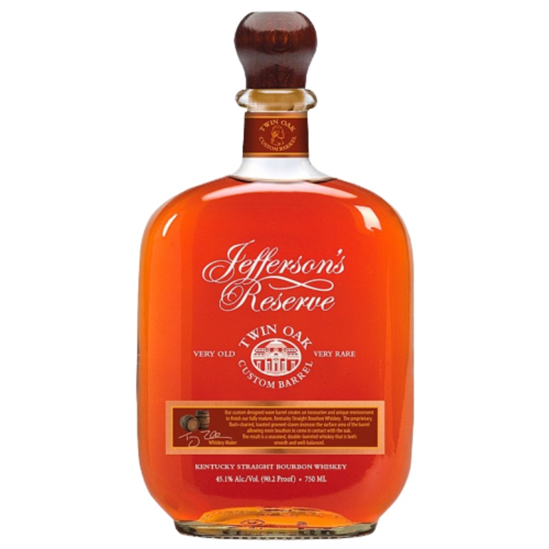 Jefferson'S Straight Bourbon Reserve Twin Oaks Custom Barrel 90.2 750 ML
