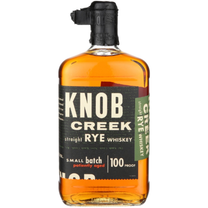 Knob Creek Straight Rye Whiskey Small Batch 100 1.75 L