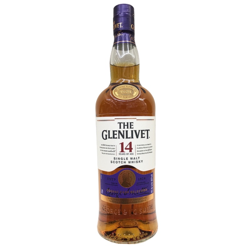 The Glenlivet Single Malt Scotch Cognac Cask Selection 14 Yr 80 1 L