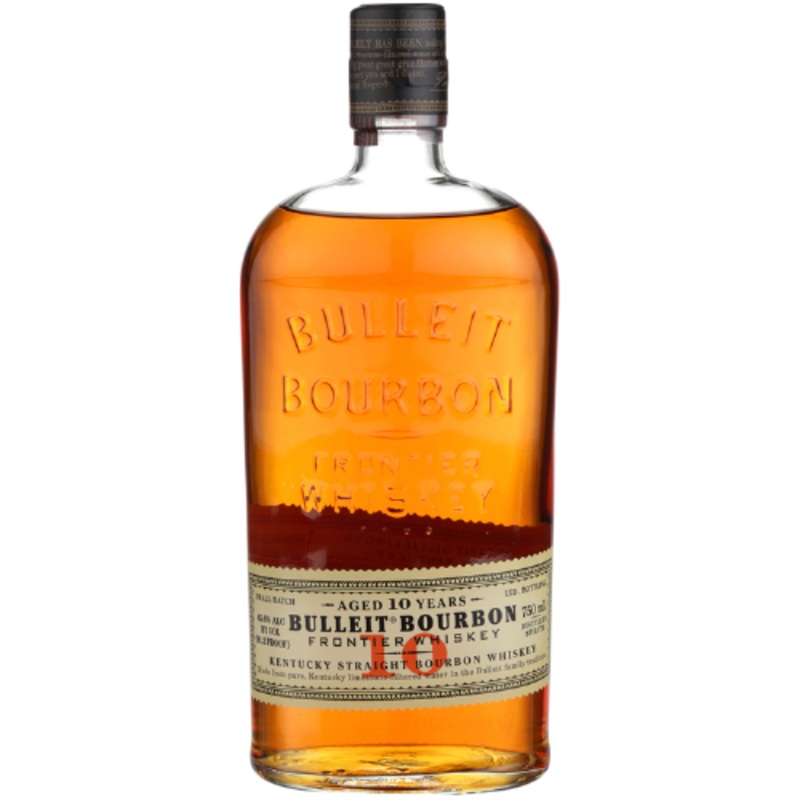 Bulleit Straight Bourbon Frontier Whiskey 10 Yr 91.2 750 ML
