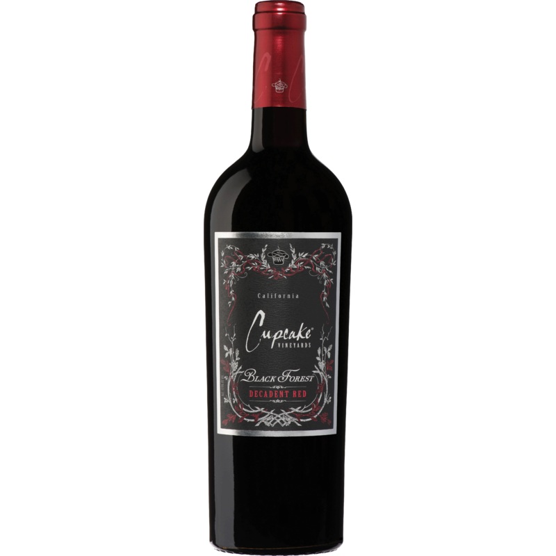 CUPCAKE BLACK FOREST DECADENT RED 750ML