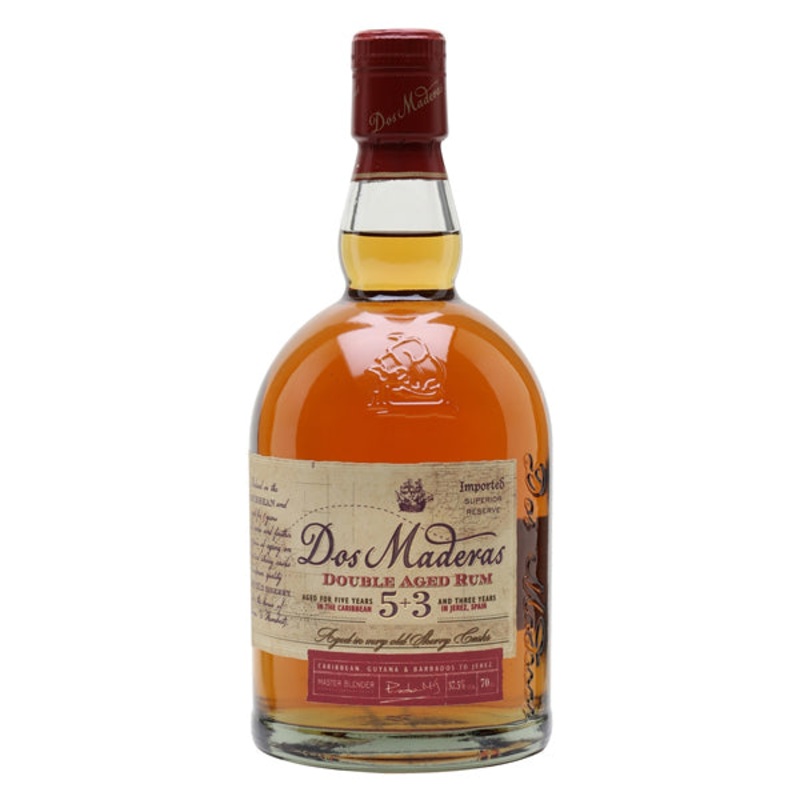 Dos Maderas Double Aged Rum 5+3 Years 750ml