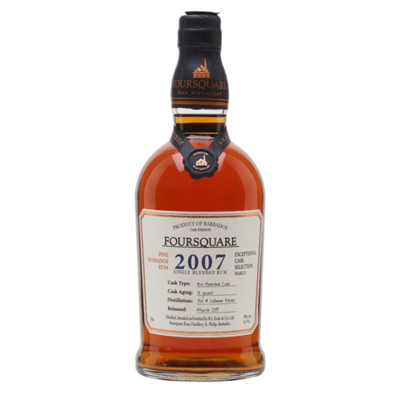Foursquare 2007 Distillery 'Vintage' Single Blended 12 Year Rum 750ml