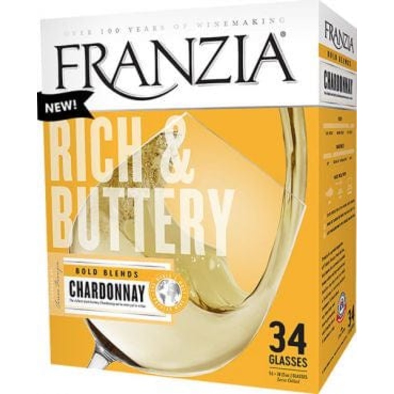 FRANZIA CHARDONNAY RICH & BUTTERY 5.0L