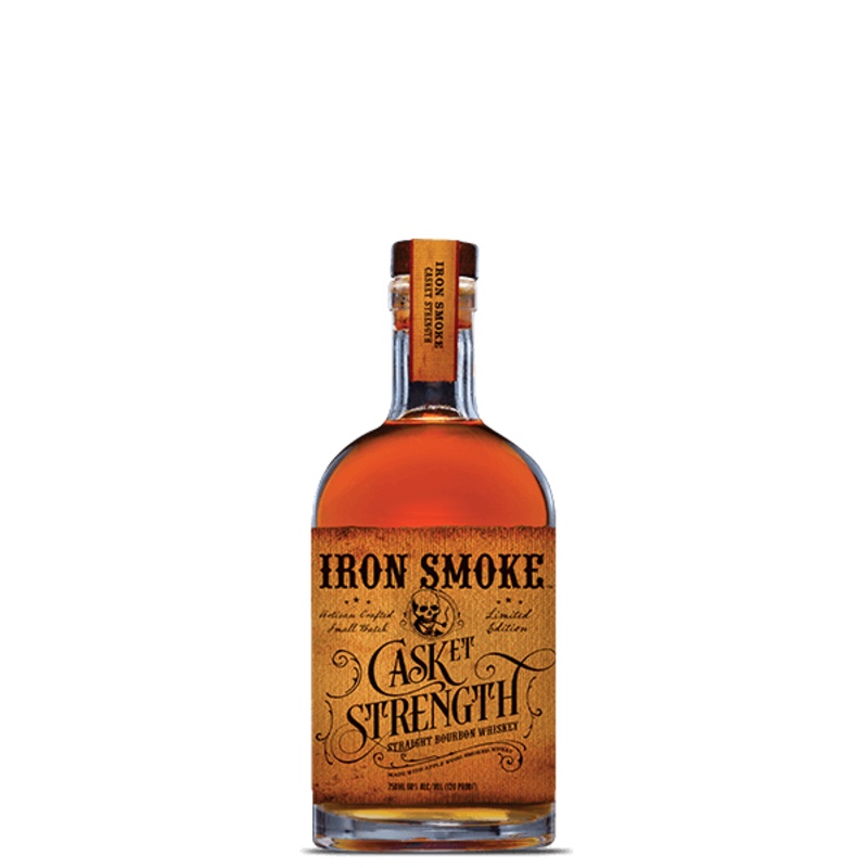 Iron Smoke Straight Bourbon Casket Strength 2 Yr 120 750 ML