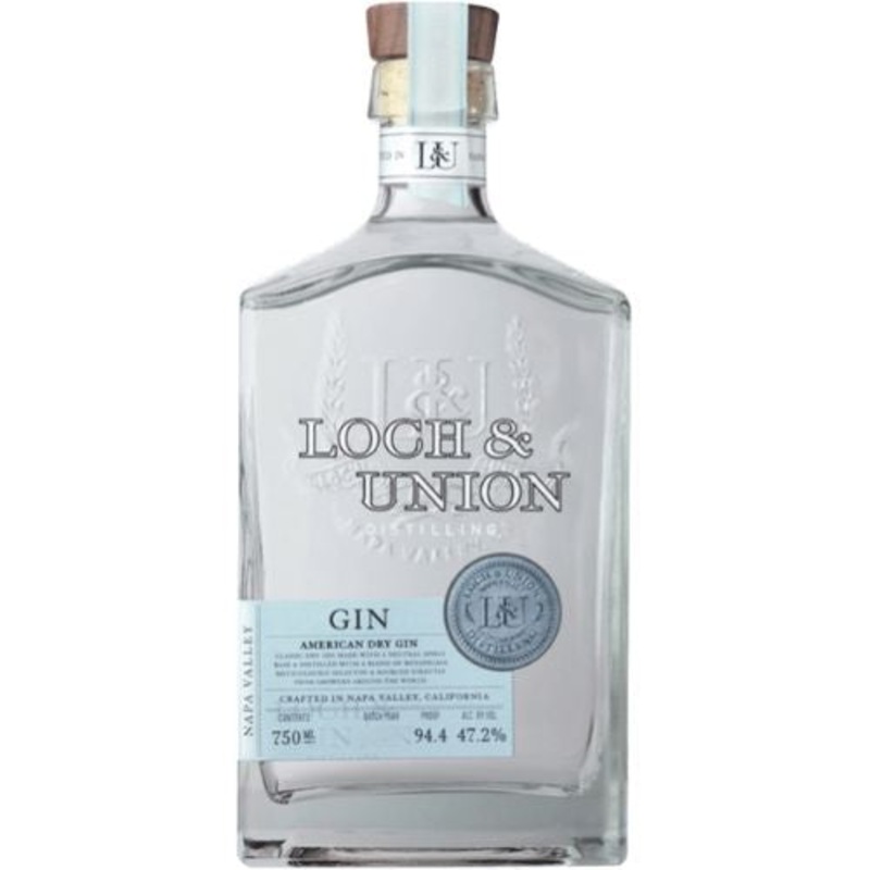 Loch & Union American Dry Gin Crafted In Napa Valley 750ml