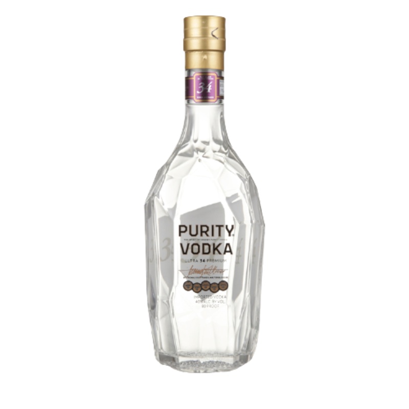 Purity Vodka 34 Times Distilled Ultra Premium 80 1.75 L