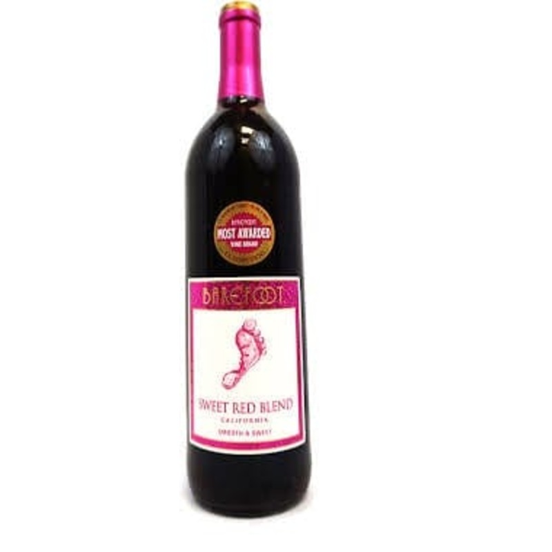 BAREFOOT SWEET RED 750ML
