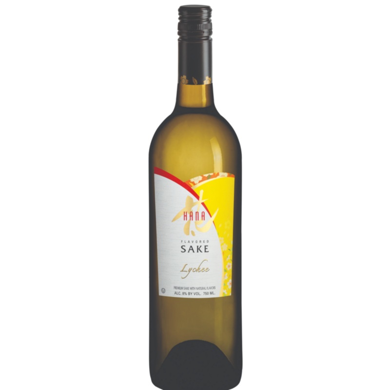 HANA LYCHEE FLAVORED SAKE 750ML