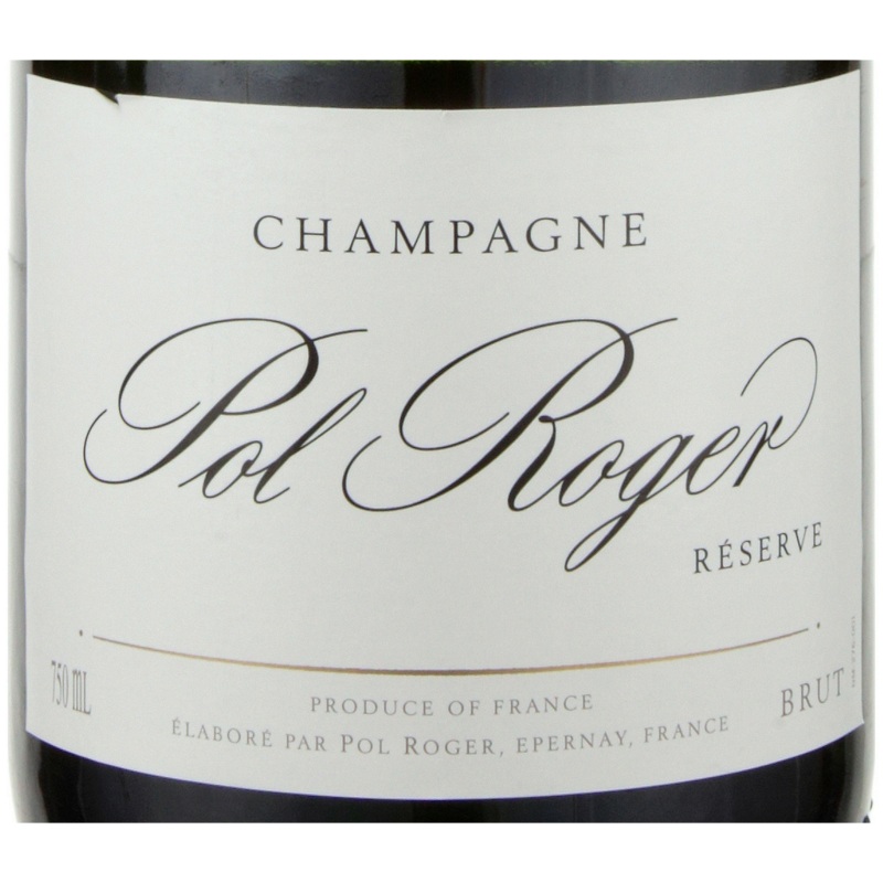 POL ROGER CHAMPAGNE BRUT RESERVE 750ML