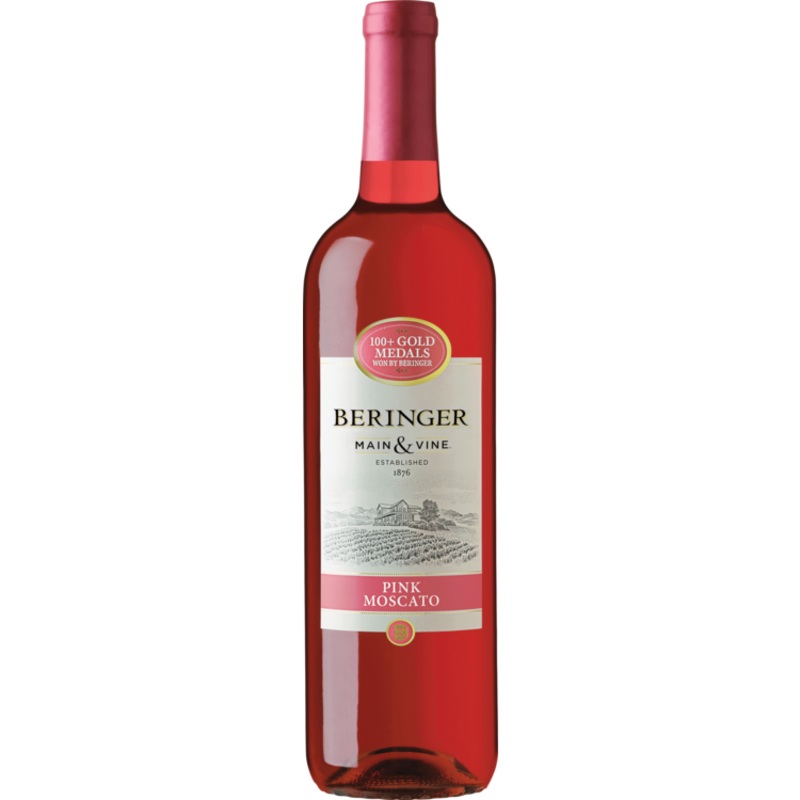BERINGER MAIN & VINE PINK MOSCATO CALIFORNIA 750ML
