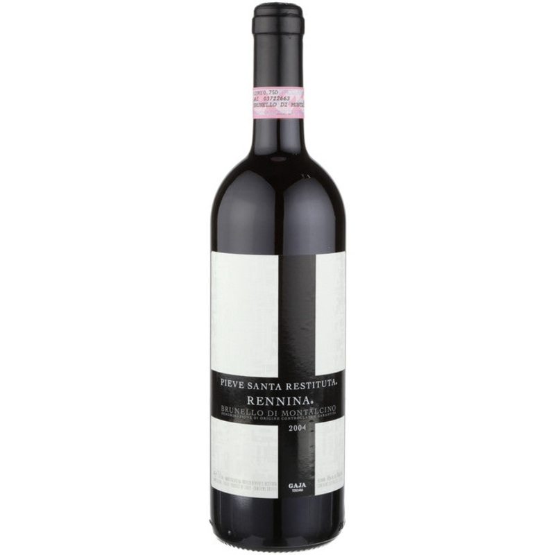 GAJA BRUNELLO DI MONTALCINO RENNINA PIEVE SANTA RESTITUTA 2004 750ML