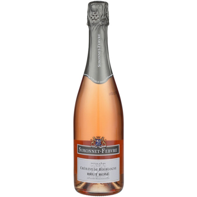 SIMONNET FEBVRE CREMANT DE BOURGOGNE BRUT ROSE 750ML