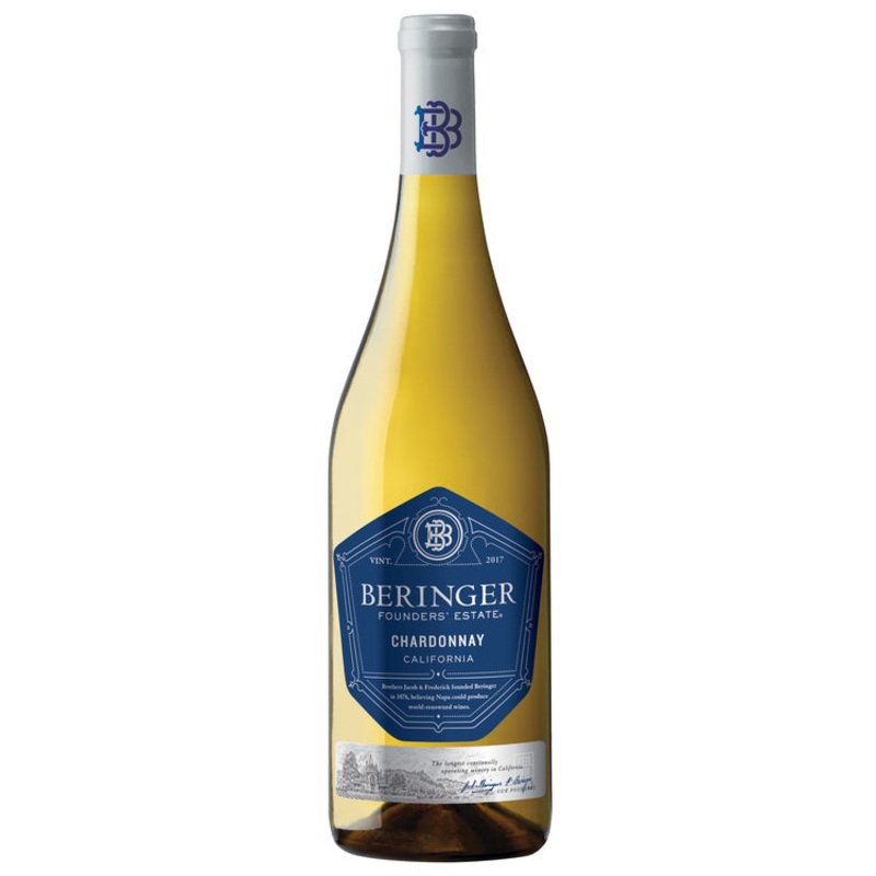 BERINGER FOUNDERS' ESTATE CHARDONNAY CALIFORNIA 750ML