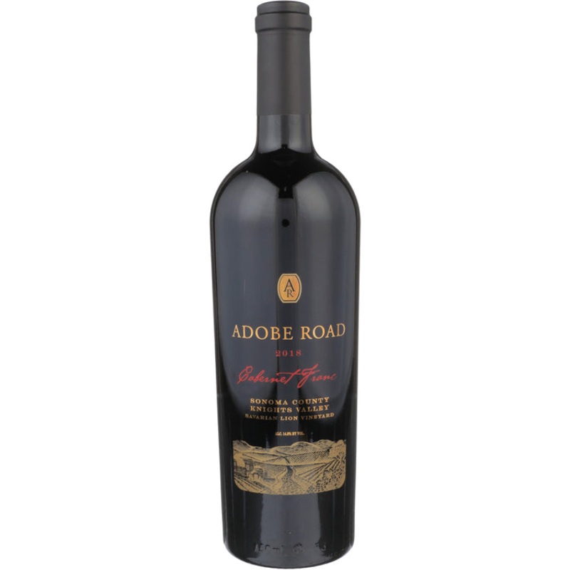 ADOBE ROAD CABERNET FRANC BAVARIAN LION VINEYARD KNIGHTS VALLEY 2018 750ML