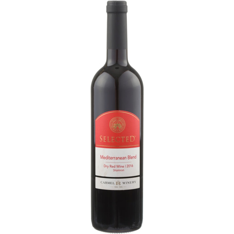 CARMEL WINERY RED WINE MEDITERRANEAN BLEND SELECTED SHOMRON 750ML