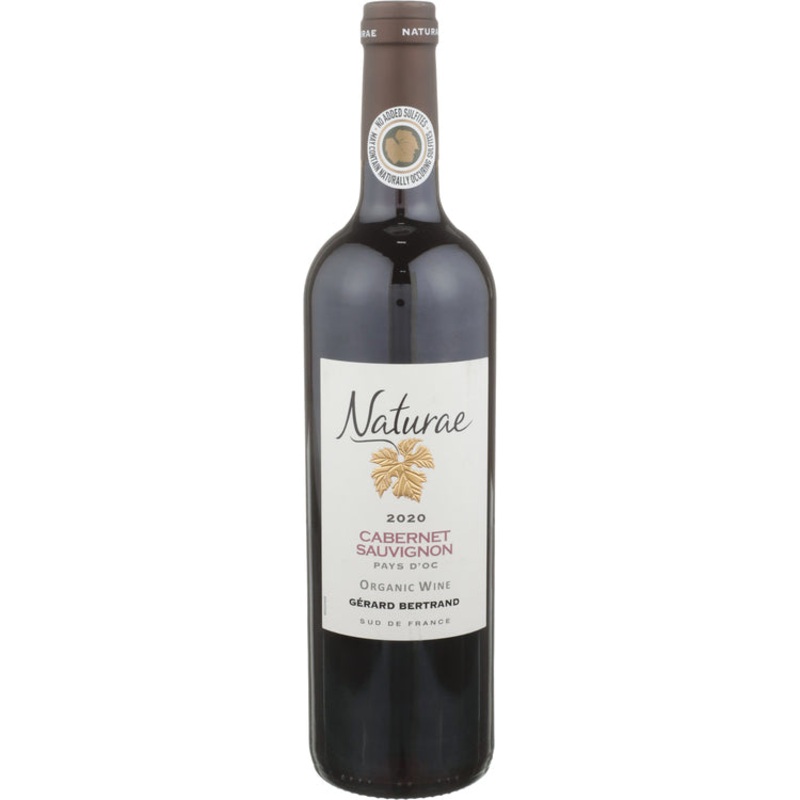 GERARD BERTRAND CABERNET SAUVIGNON NATURAE PAYS D'OC 2020 750ML
