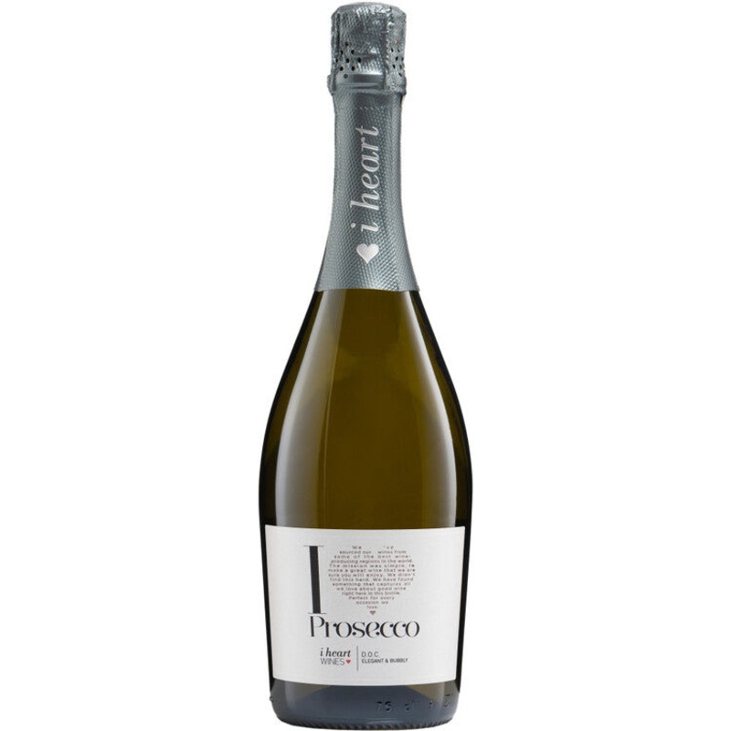 I Heart Wines Prosecco Extra Dry Elegant & Bubbly 750ML