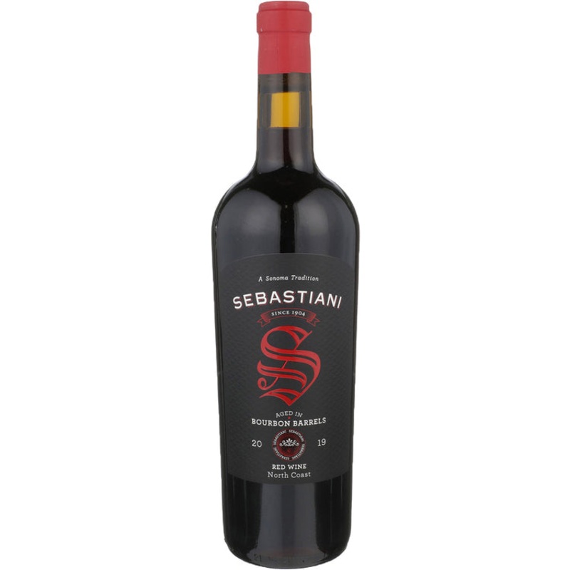 Sebastiani Red Wine Aged In Bourbon Barrels North Coast 2019 750ML