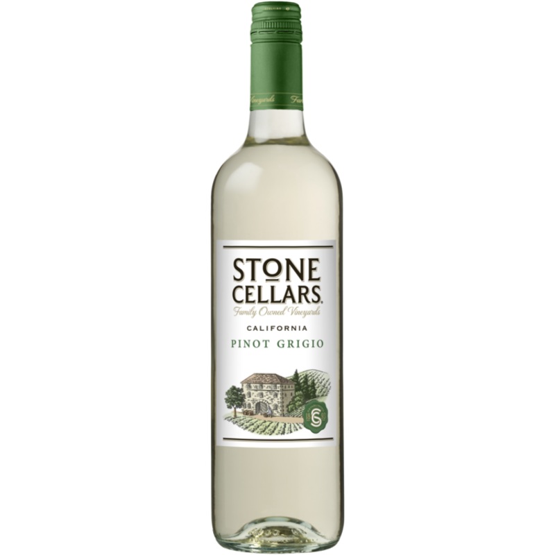 STONE CELLARS PINOT GRIGIO CALIFORNIA 750ML