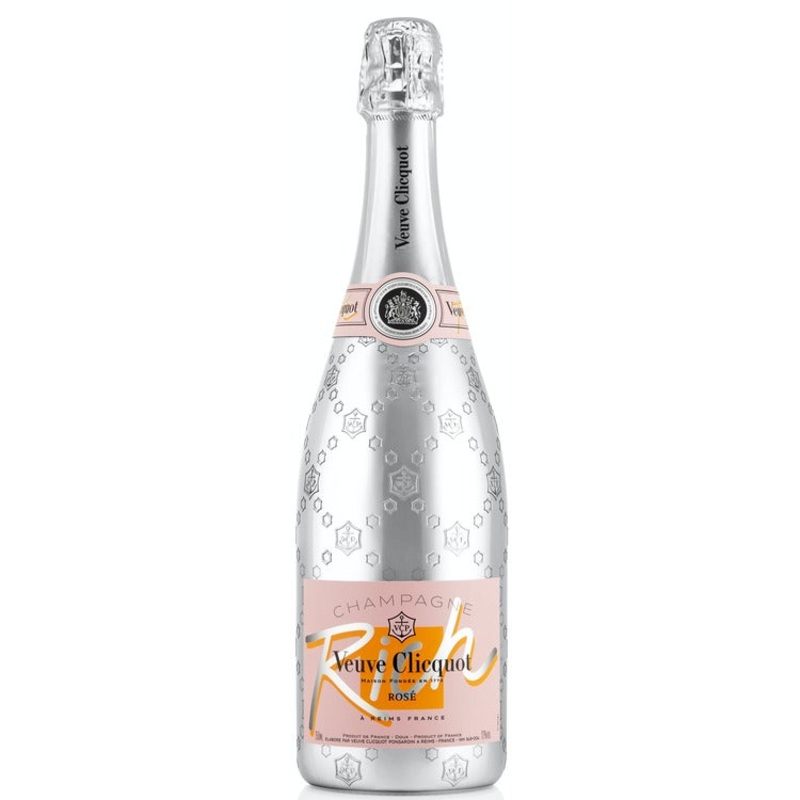 VEUVE CLICQUOT CHAMPAGNE RICH ROSE 750ML