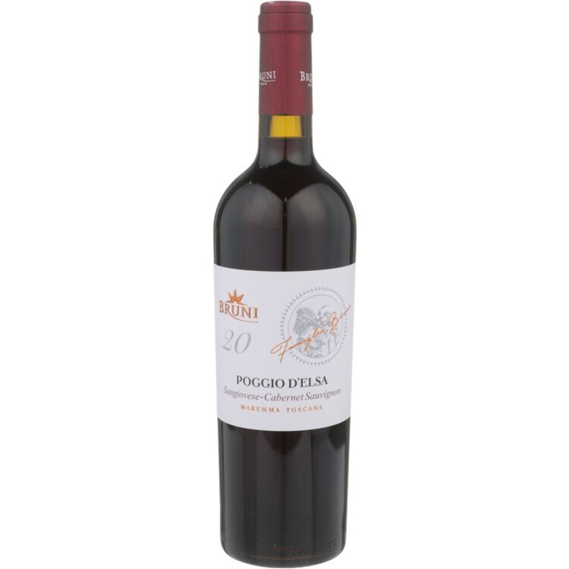 BRUNI SANGIOVESE/CABERNET SAUVIGNON POGGIO D'ELSA MAREMMA TOSCANA 2020 750ML