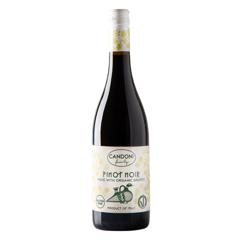 CANDONI PINOT NOIR MADE WITH ORGANIC GRAPES PROVINCIA DI PAVIA 750ML