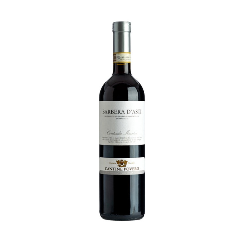 CANTINE POVERO BARBERA D'ASTI CONTRADA MAESTRA 2020 750ML