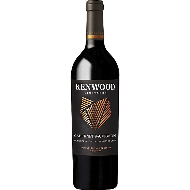 KENWOOD CABERNET SAUVIGNON SONOMA & MENDOCINO COUNTIES CALIFORNIA 750ML